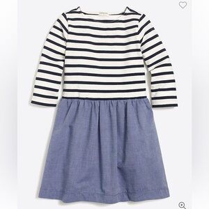 Crewcuts Toddler Girl Stripes and Chambray Dress